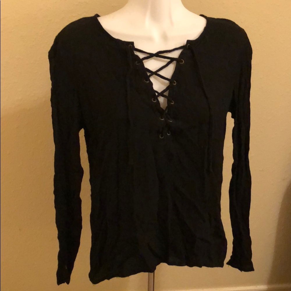 Lace Up Top